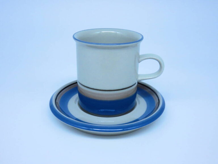 Read more about the article Arabia Uhtua Coffee Cup Saucer Inkeri Leivo Ulla Procope Ulla Proco