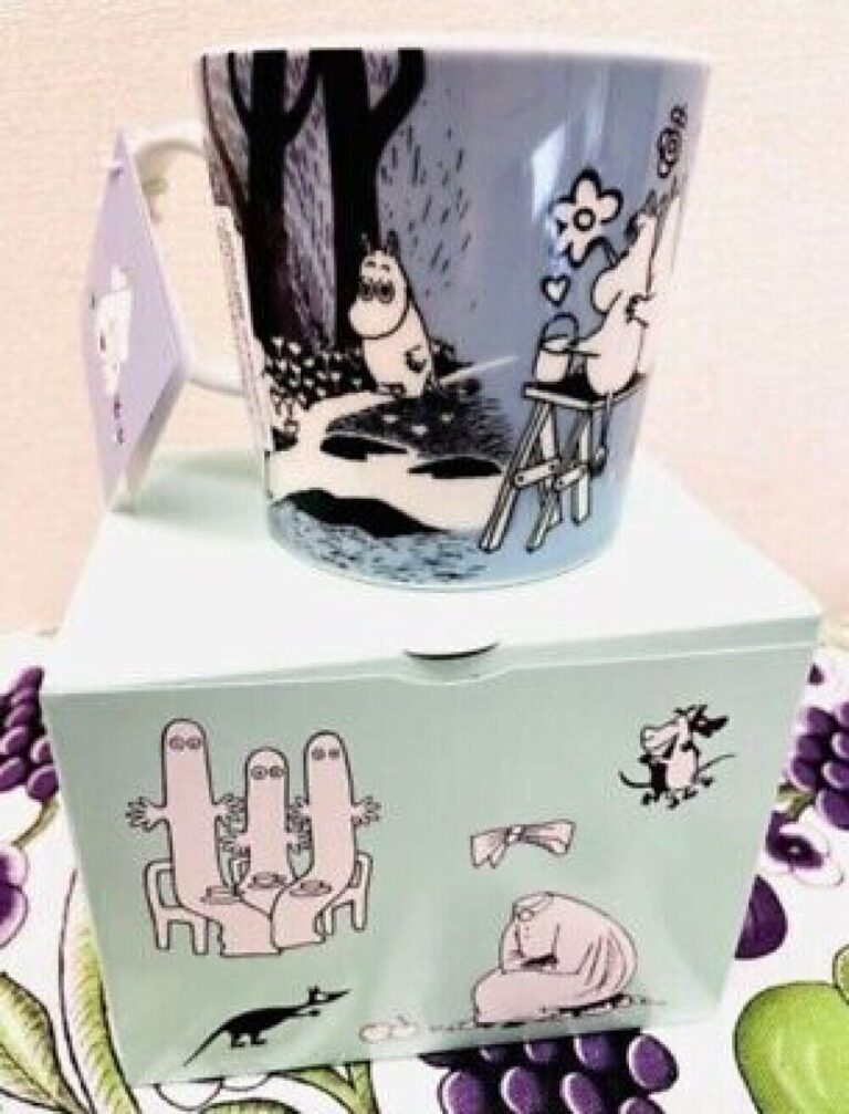 Read more about the article 2024 ARABIA Moomin Classic Mug Love Blue Japan Limited Gift-ribbon