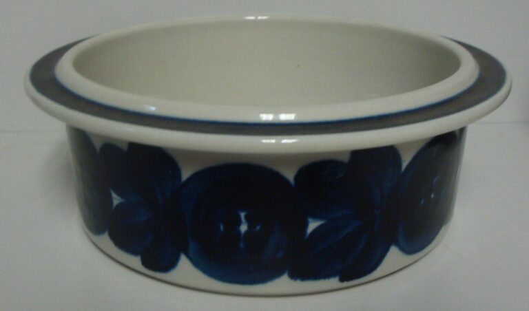 Read more about the article Arabia of Finland ANEMONE (BLUE) 7-1/4″ Round Vegetable Bowl