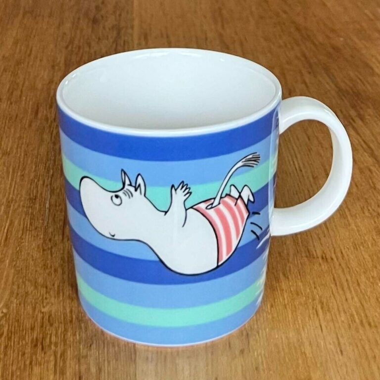 Read more about the article Arabia Finland Moomin Mug Dive Summer 2006 300ml Limited Item Used Japan