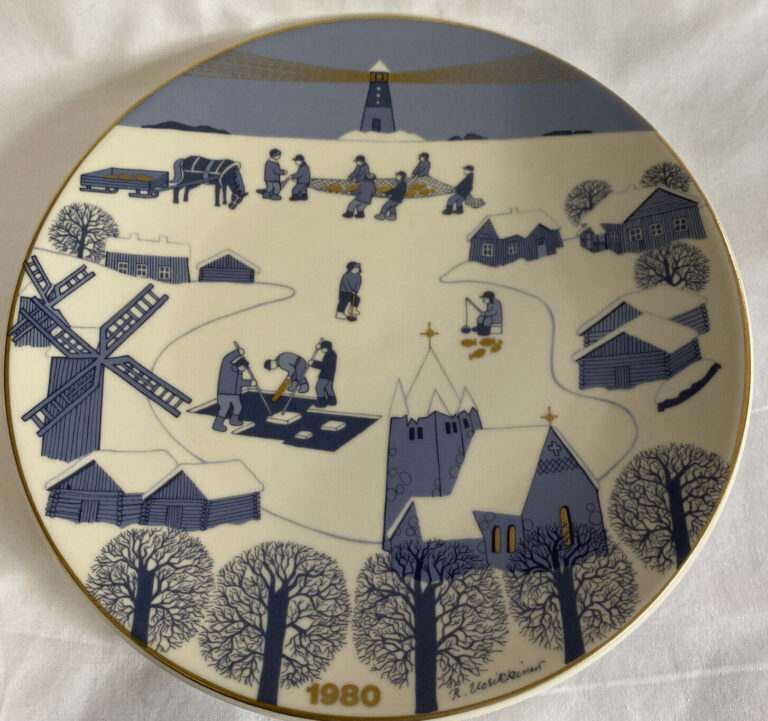 Read more about the article Arabia Finland 1980 Christmas Plate by Raija Uosikkinen