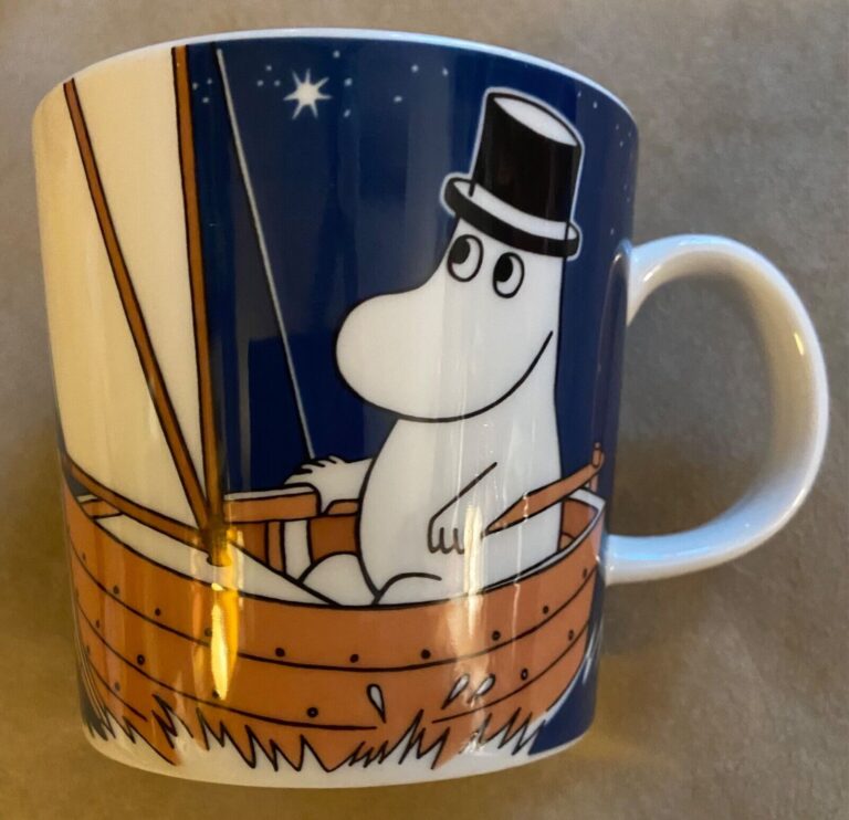 Read more about the article Moominpappa Moomin By ARABIA Mug Cup Created by Tove Jansson Finland 🇫🇮