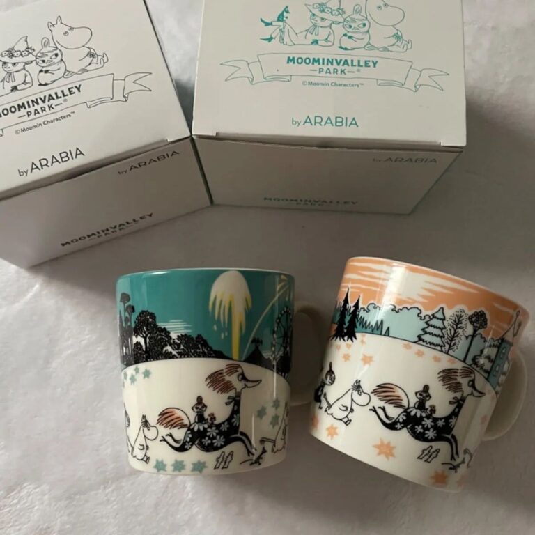 Read more about the article Arabia Moomin Valley Park Limited Edition 2023 Mugs 300ml Set of 2