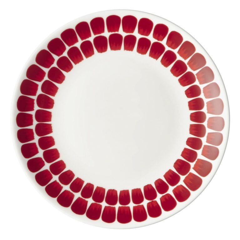 Read more about the article [Official Import] Arabia Tableware 24h Tuokio Plate 20cm Red 1055226Japan