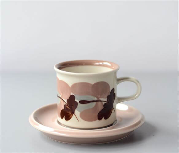 Read more about the article ARABIA Koralli Cup and Saucer 6.5cm High Koralli Finland Antique Vintage