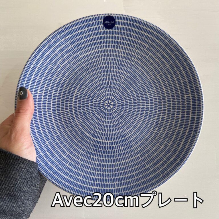 Read more about the article [Brand new] Arabia 24h Avec Plate 20cm Blue 2 pieces From Japan