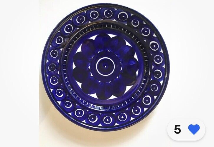 Read more about the article Valencia by Arabia of Finland 10 1/8″ Dinner plate Designed by Ulla Procope