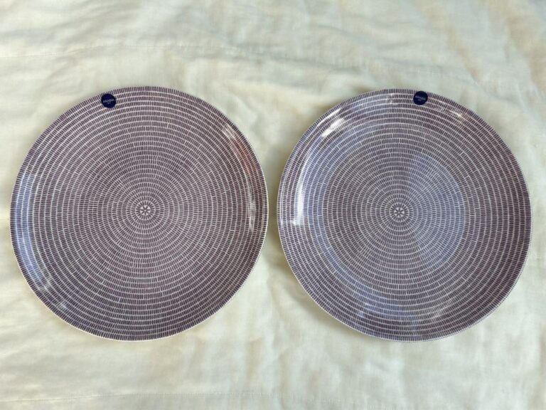 Read more about the article [Brand new] Arabia 24h Avec Plate 26cm Set of 2 Large Purple Plates From Japan