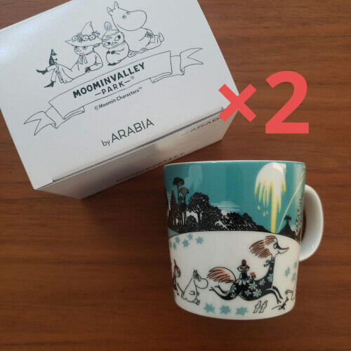 Read more about the article Moomin Valley Park 5th Anniversary Limited Arabia Mugs 2 pieces