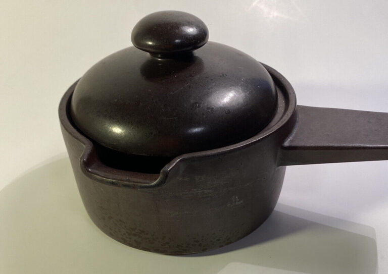 Read more about the article Small Black Liekki Pot Made By Arabia Finland This Pot Can Be Used On The Stove