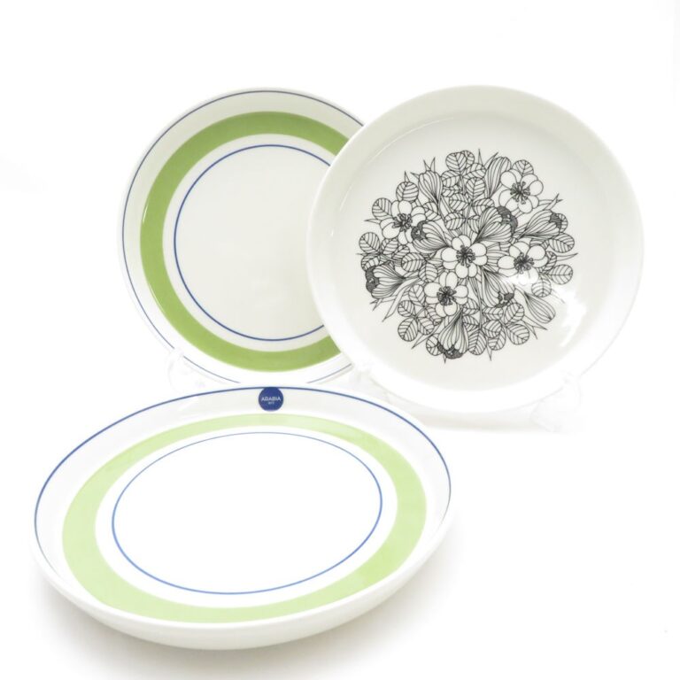 Read more about the article Arabia condition Krokus Crocus Plate 3 pieces 19cm Plate Set Nordic