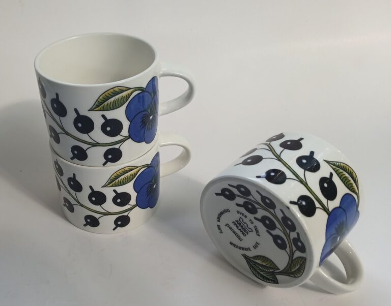 Read more about the article Arabia of Finland Paratiisi Kaipiainen Fruits – Bowl Cups Plates/Saucers -Select