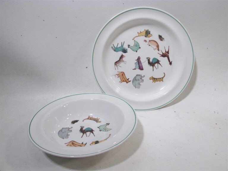 Read more about the article Midcentury Arabia Zoo Parade Finland Child’s Bowl Plate Anja Juurikkala Children