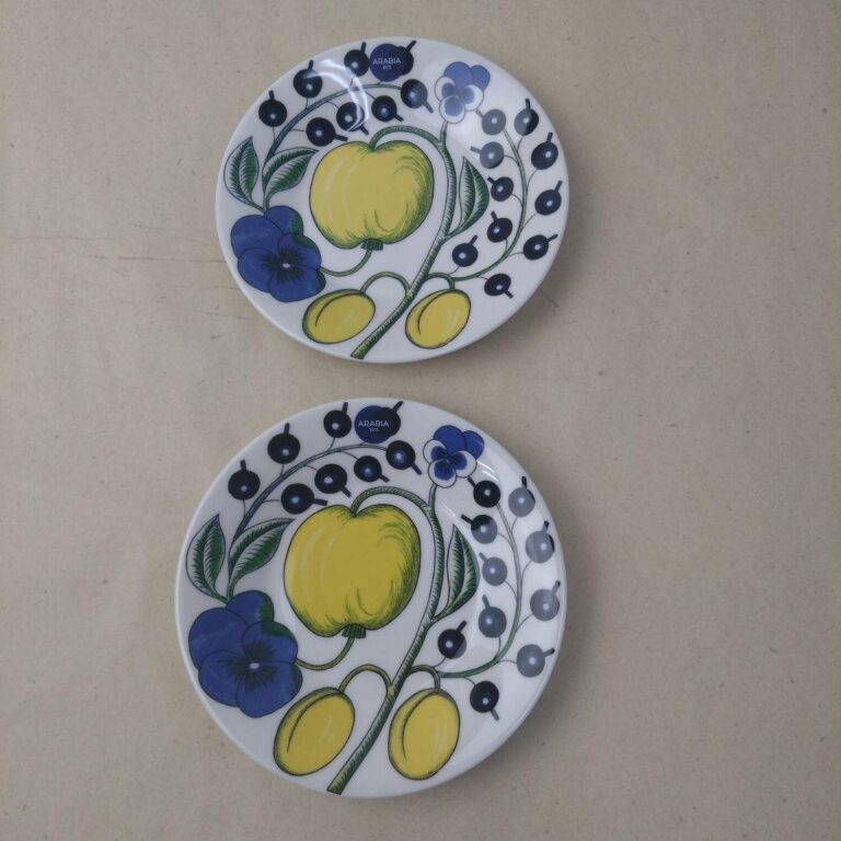 Read more about the article Arabia Paratiisi Yellow Plate 14cm Pair Set #1