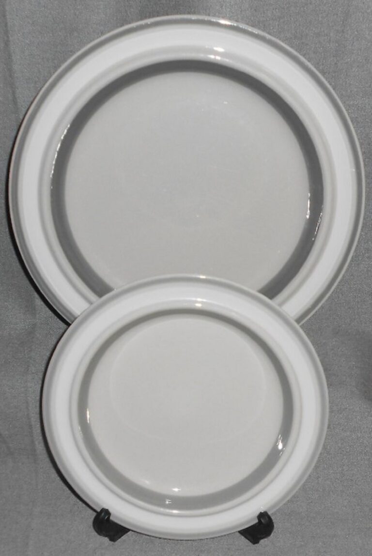 Read more about the article 2 pc Set Arabia SALLA PATTERN Dinner and Salad Plate MADE IN FINLAND
