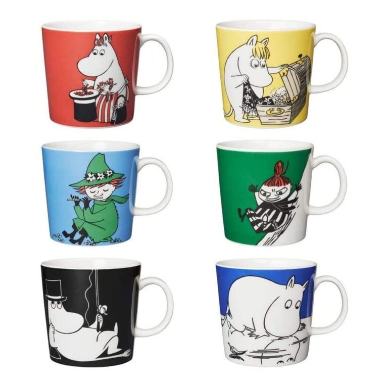 Read more about the article MOOMIN ARABIA Mini Mug Set of 6 Classic Series 1028335 Collectible Brand New