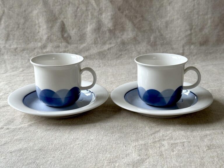 Read more about the article Arabia Arctica Pudas Coffee Cup Saucer Set Of 2