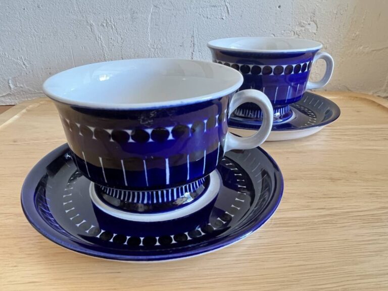 Read more about the article ARABIA Valencia Tea Cup and Saucer 2-Custom Set Urapro Coppe  Nordic  Finland