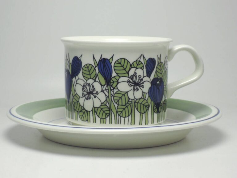 Read more about the article [Vintage] Arabian Crocus Color Coffee Cup and Saucer ARABIA KROKUS CandS CL