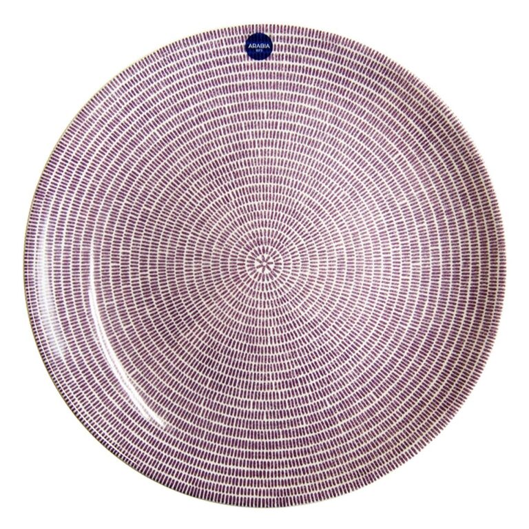 Read more about the article Arabia Large Plate Purple 26cm 24h avec 64-1180-100197-6