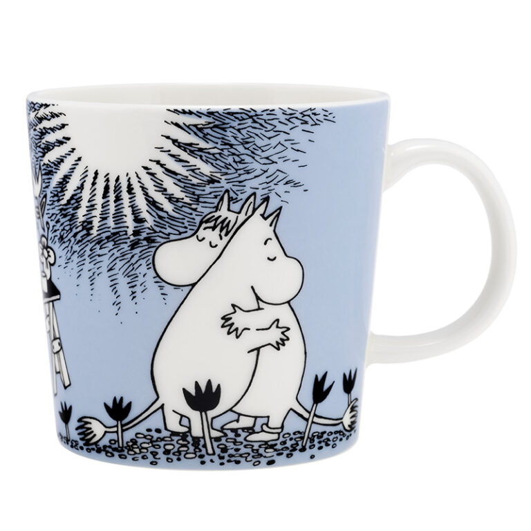 Read more about the article Moomin Classic Mug 0.3L Love Blue Porcelain Arabia 2025 80th Anniversary Rare