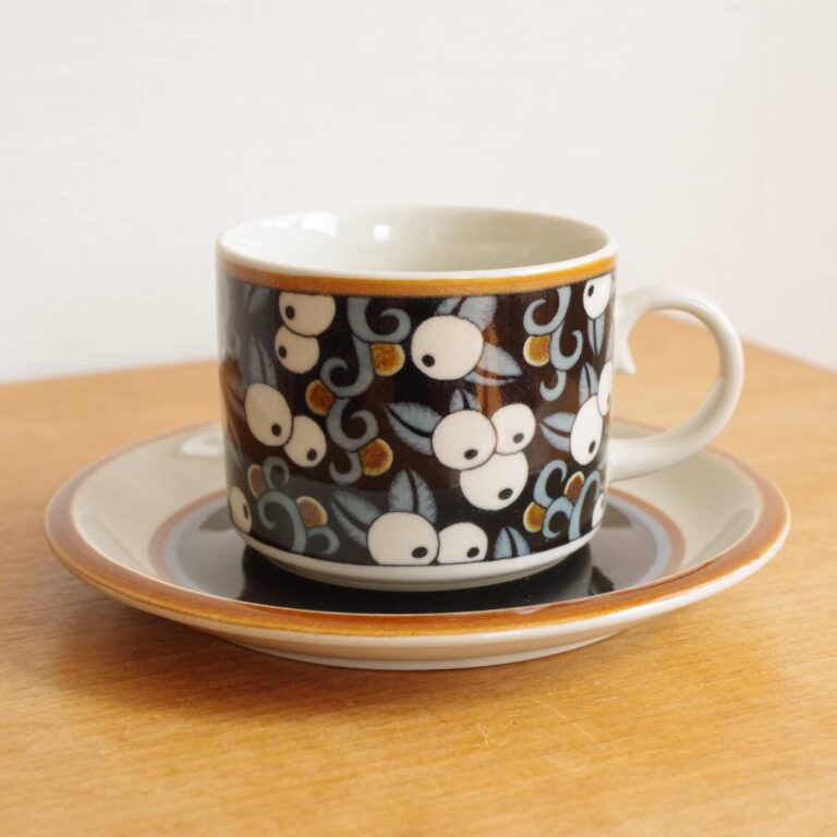 Read more about the article [Vintage] Tea Cup ARABIA Arabia Taika Tea Saucer