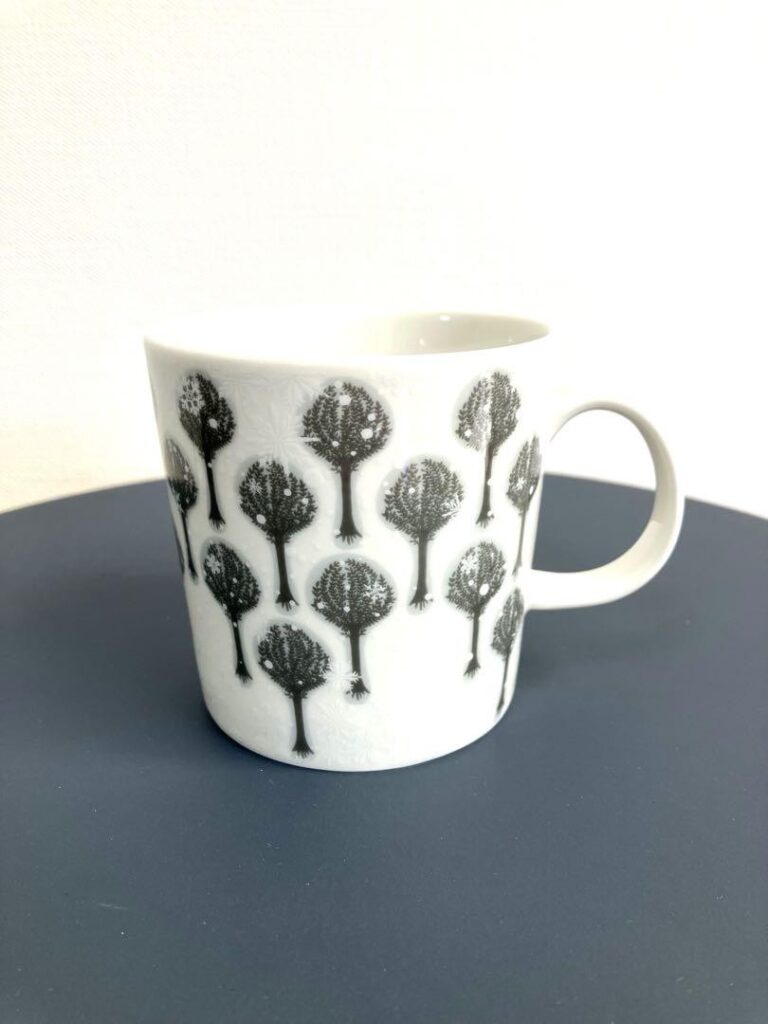 Read more about the article ARABIA Bysantti Winter 2008 Edition Mug Christmas 2008 Edition Gray