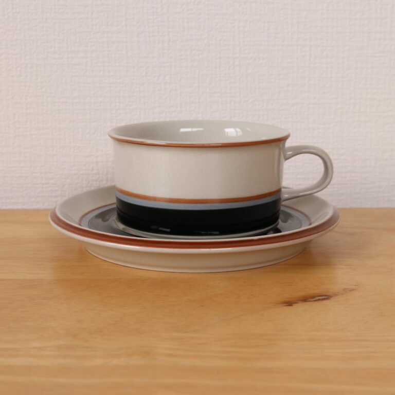 Read more about the article ARABIA Taika Tea Cup and Saucer 1 Customer Scandinavian Vintage