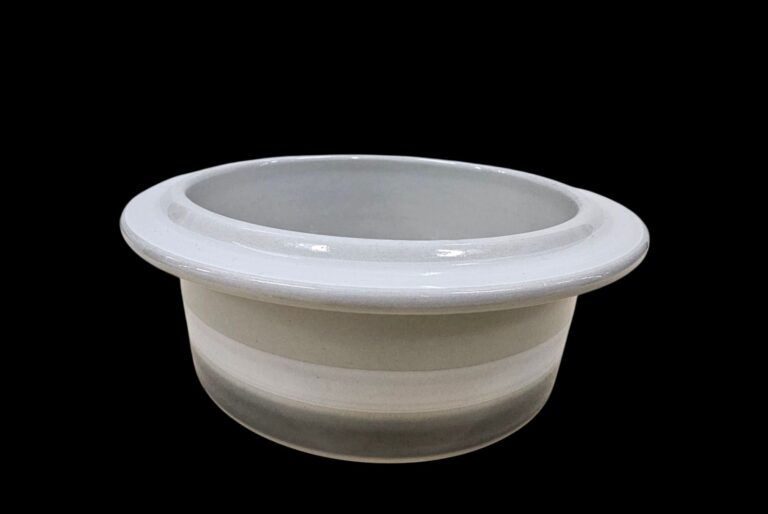 Read more about the article Arabia Finland Salla 5.25 Inch Fruit Dessert Sauce Bowl Gray White Inkeri Leivo