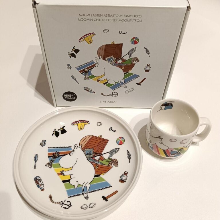 Read more about the article Arabia Moomin Child Set Plate and Mug 2017 Ceramic New Shipped From Japan