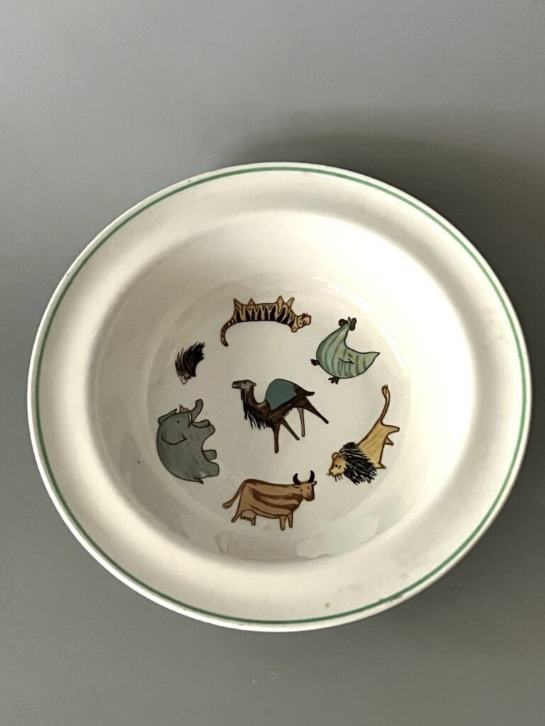 Read more about the article VTG Arabia Of Finland Ceramic Animal Parade Cereal Bowl Anja Juurikkala