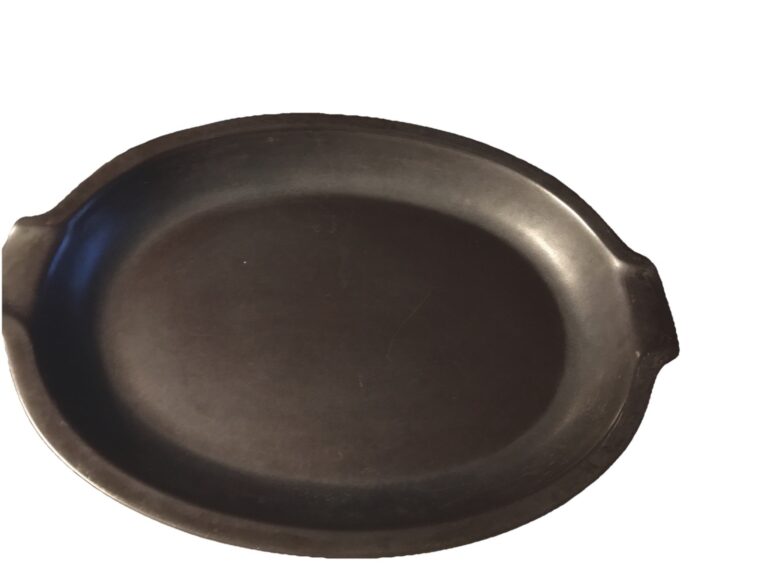 Read more about the article ARABIA Finland Brown LIEKKI FLAME Ulla Procope Handled Oval Platter Vtg