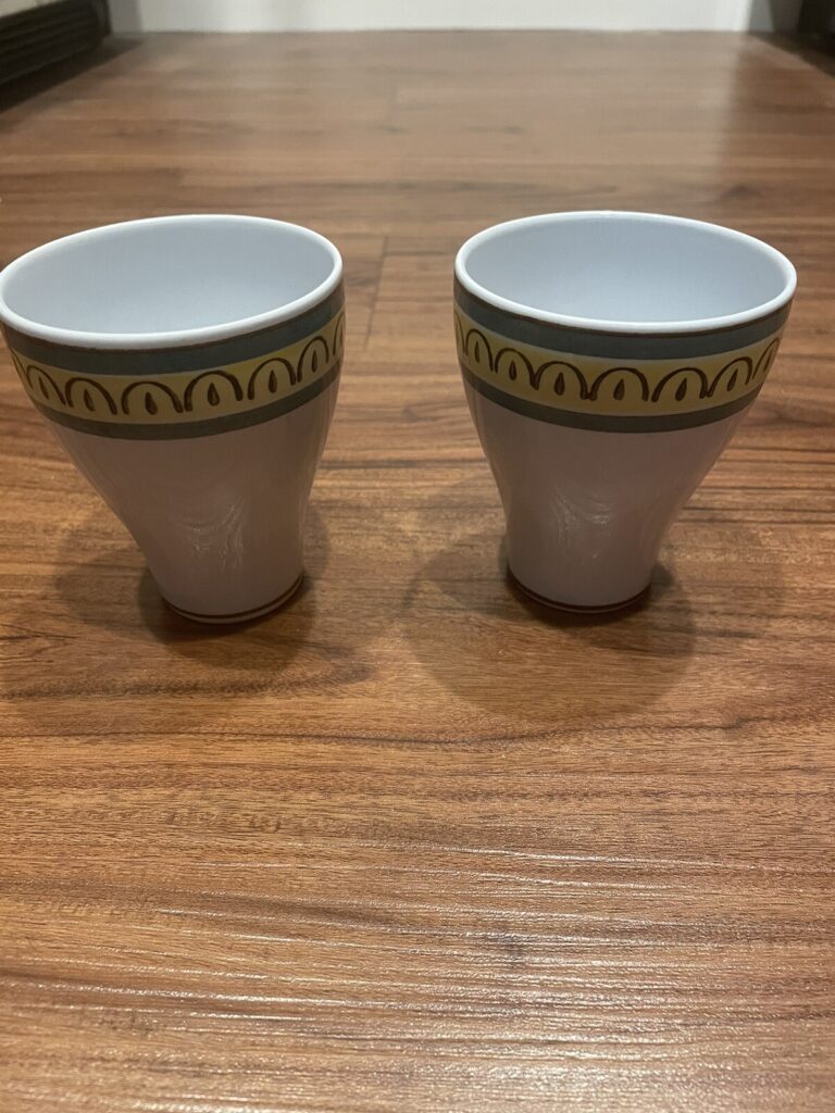 Read more about the article Vintage Arabia Of Finland Crown Band Double Egg Cup – 2 Cups