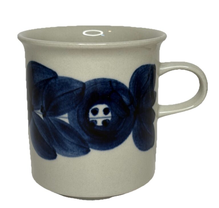 Read more about the article ARABIA Finland Vintage Anemone Coffee Tea Mugs Blue MCM 3.5″ Tall