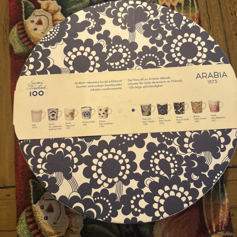 Read more about the article Arabia Finland 100 mug set  a limited edition collection celebrating the 100th