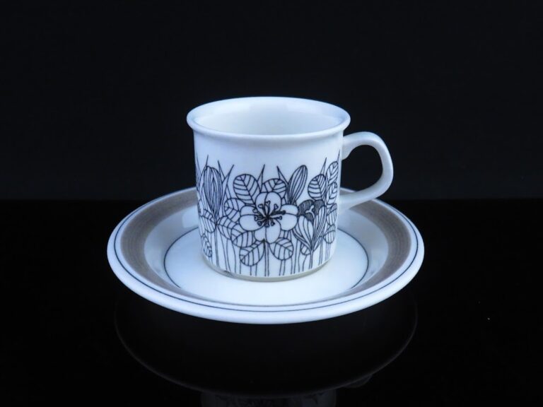 Read more about the article ARABIA/Arabia Krokus/Crocus Cup and Saucer Esteri Tomula/Esteri Tomula Medium