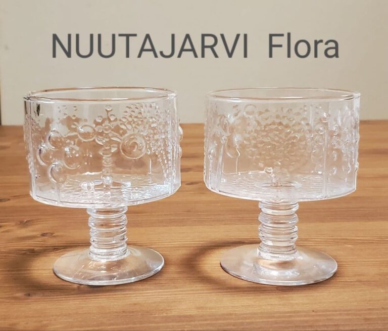 Read more about the article Scandinavian NUUTAJARVI Flora dessert bowl /Only USA DDP shipping