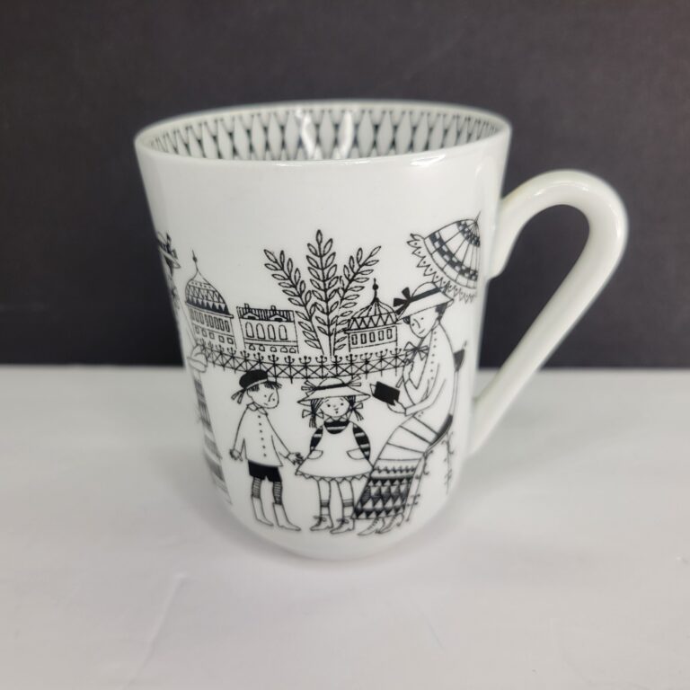 Read more about the article Vintage Arabia Finland EMILIA PATTERN 8oz. Cup Mug MADE IN FINLAND