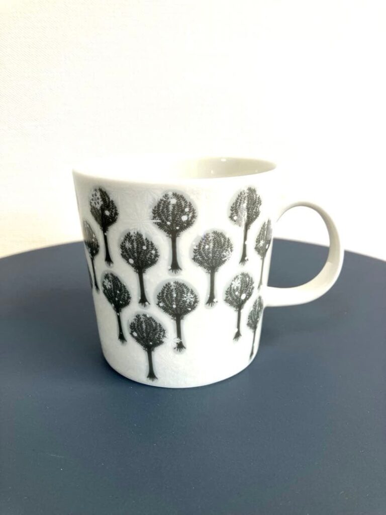 Read more about the article ARABIA Bysantti Winter 2008 Edition Mug Christmas 2008 Edition Gray