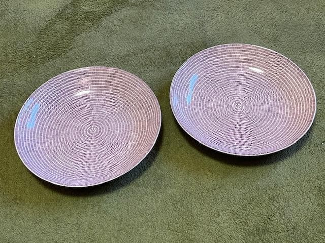 Read more about the article Arabia 24h Avec Pasta Plate 24cm Purple Set of 2