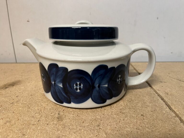 Read more about the article Vintage Arabia Made In Finland Anemone Teapot W/ Strainer