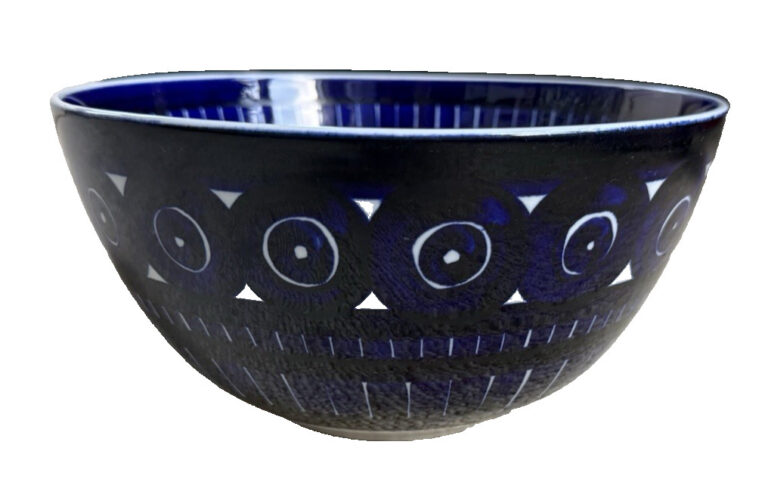 Read more about the article Arabia Finland Valencia Ulla Procope Salad Serving Bowl 8.75 X 4.5”