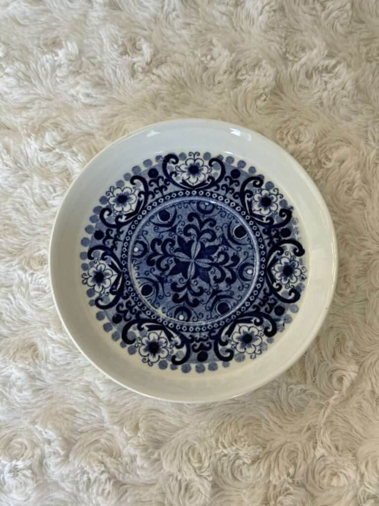 Read more about the article Vintage Arabia Of Finland Ali Series Saucer Plate Blue Pattern 4.75 X 4.75’