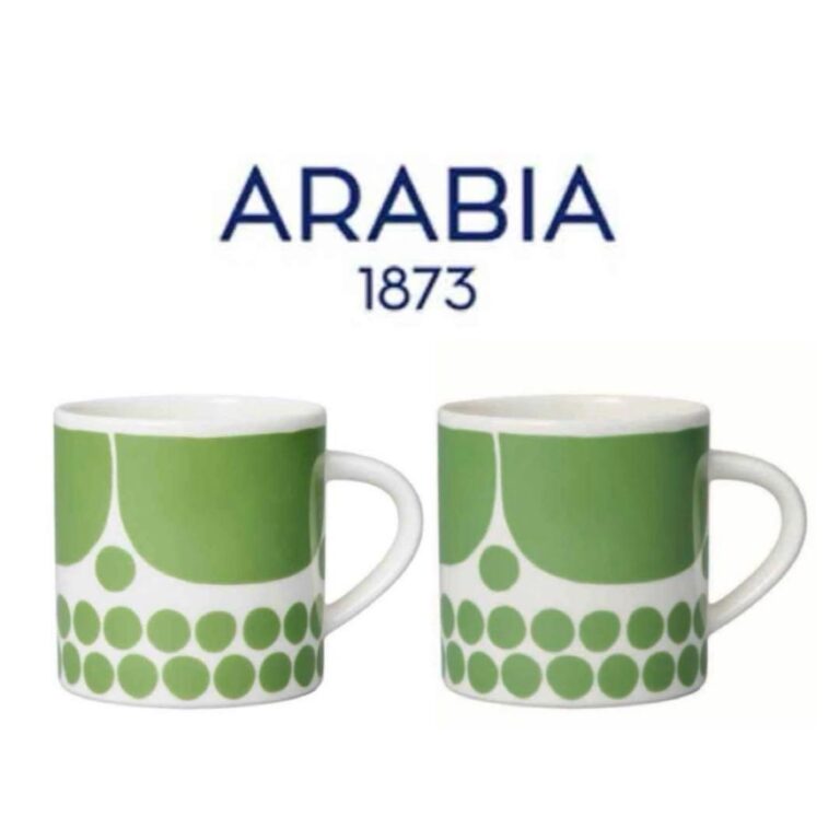 Read more about the article Limited Edition Arabia Sunnuntai Green Mug (2 pieces)