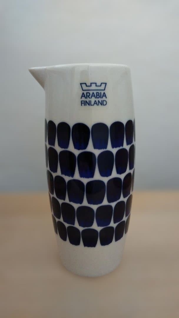 Read more about the article ARABIA 24h Tuokio Milk Pitcher Discontinued Ceramic Blue White Nordic Style