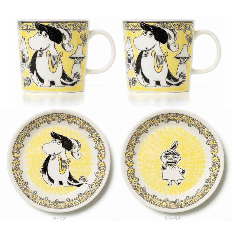 Read more about the article ARABIA Moomin Opera Mug × 2 Plate 15cm Moomin and Little My Set of 4 Free Shipping
