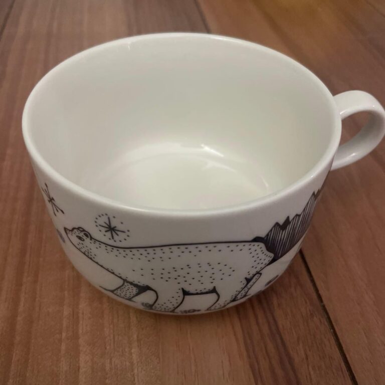 Read more about the article ARABIA Piilopaikka Soup Cup Mug Ceramic Animal Pattern Dishwasher Safe from JP