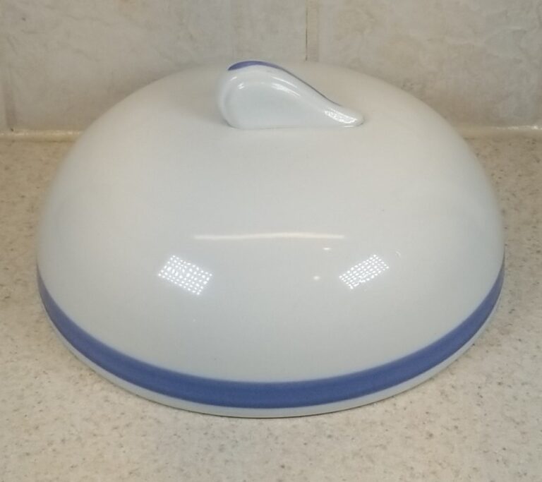 Read more about the article Arabia of Finland Ribbons Blue Toast Cover 7″