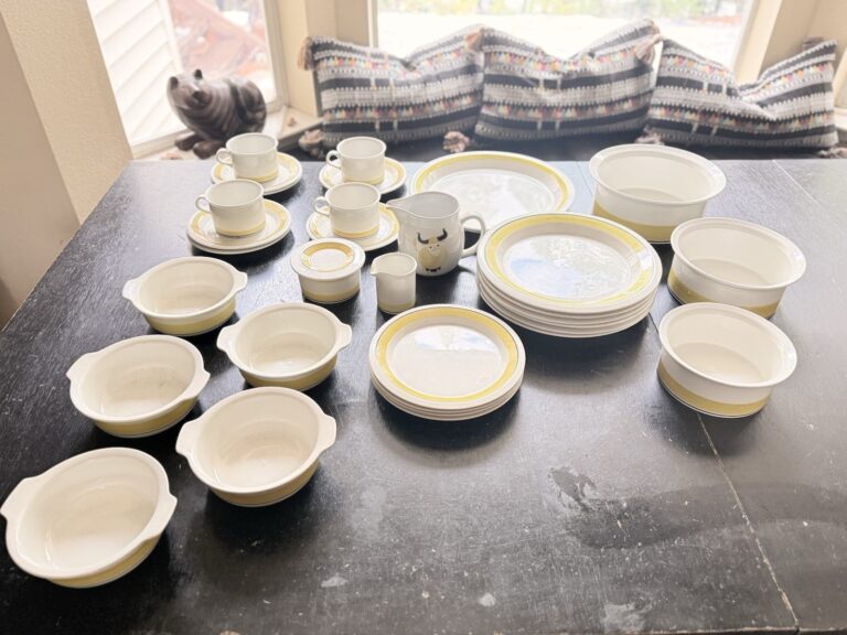 Read more about the article Arabia Finland Faenza Yellow Black Stripe