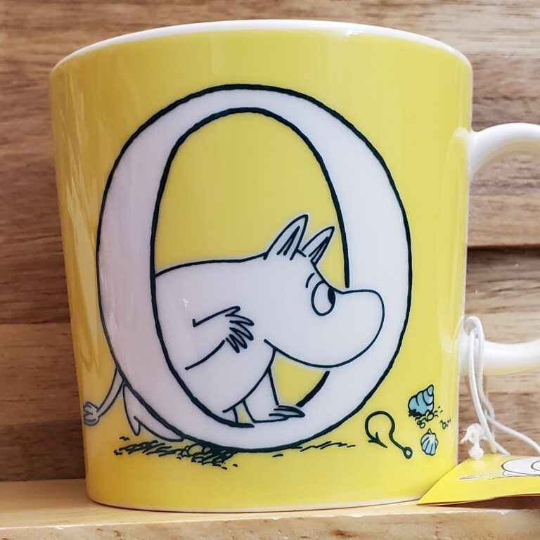 Read more about the article MOOMIN ARABIA Alphabet ABC Mug Cup LETTER O Finland 0.4L